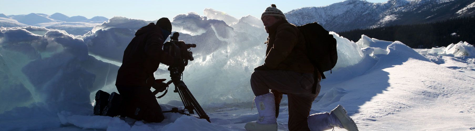 Filming Glacier Image